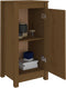 vidaXL - Dressoir - 39x35x80 - cm - massief - grenenhout - honingbruin