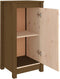 vidaXL - Dressoir - 39x35x80 - cm - massief - grenenhout - honingbruin