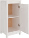 vidaXL - Dressoir - 39x35x80 - cm - massief - grenenhout - wit