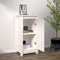 vidaXL - Dressoir - 39x35x80 - cm - massief - grenenhout - wit