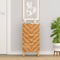 vidaXL - Dressoir - 40x33,5x75 - cm - massief - mangohout - bruin - en - zwart