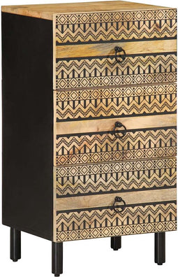 vidaXL - Dressoir - 40x33,5x75 - cm - massief - ruw - mangohout