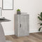 vidaXL - Dressoir - 40x33x70 - cm - bewerkt - hout - betongrijs