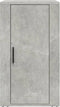 vidaXL - Dressoir - 40x33x70 - cm - bewerkt - hout - betongrijs
