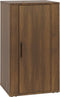 vidaXL - Dressoir - 40x33x70 - cm - bewerkt - hout - bruin - eikenkleur