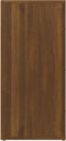 vidaXL - Dressoir - 40x33x70 - cm - bewerkt - hout - bruin - eikenkleur