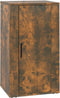 vidaXL - Dressoir - 40x33x70 - cm - bewerkt - hout - gerookt - eikenkleurig