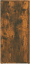 vidaXL - Dressoir - 40x33x70 - cm - bewerkt - hout - gerookt - eikenkleurig