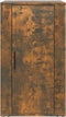 vidaXL - Dressoir - 40x33x70 - cm - bewerkt - hout - gerookt - eikenkleurig