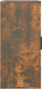 vidaXL - Dressoir - 40x33x70 - cm - bewerkt - hout - gerookt - eikenkleurig