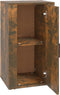 vidaXL - Dressoir - 40x33x70 - cm - bewerkt - hout - gerookt - eikenkleurig