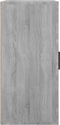 vidaXL - Dressoir - 40x33x70 - cm - bewerkt - hout - grijs - sonoma - eikenkleurig