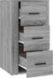 vidaXL - Dressoir - 40x33x70 - cm - bewerkt - hout - grijs - sonoma - eikenkleurig