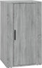 vidaXL - Dressoir - 40x33x70 - cm - bewerkt - hout - grijs - sonoma - eikenkleurig
