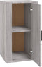 vidaXL - Dressoir - 40x33x70 - cm - bewerkt - hout - grijs - sonoma - eikenkleurig