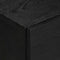 vidaXL - Dressoir - 40x33x75 - cm - bewerkt - hout - zwart