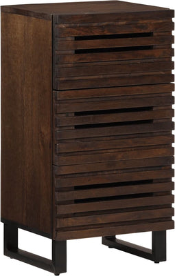 vidaXL - Dressoir - 40x34x75 - cm - massief - mangohout - bruin