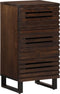 vidaXL - Dressoir - 40x34x75 - cm - massief - mangohout - bruin