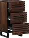 vidaXL - Dressoir - 40x34x75 - cm - massief - mangohout - bruin