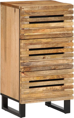 vidaXL - Dressoir - 40x34x75 - cm - massief - ruw - mangohout