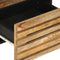 vidaXL - Dressoir - 40x34x75 - cm - massief - ruw - mangohout