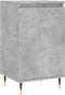vidaXL - Dressoir - 40x35x70 - cm - bewerkt - hout - betongrijs