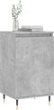 vidaXL - Dressoir - 40x35x70 - cm - bewerkt - hout - betongrijs