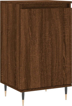 vidaXL - Dressoir - 40x35x70 - cm - bewerkt - hout - bruin - eikenkleur