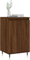 vidaXL - Dressoir - 40x35x70 - cm - bewerkt - hout - bruin - eikenkleur