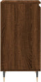 vidaXL - Dressoir - 40x35x70 - cm - bewerkt - hout - bruin - eikenkleur