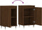 vidaXL - Dressoir - 40x35x70 - cm - bewerkt - hout - bruin - eikenkleur