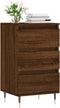vidaXL - Dressoir - 40x35x70 - cm - bewerkt - hout - bruin - eikenkleur