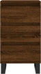 vidaXL - Dressoir - 40x35x70 - cm - bewerkt - hout - bruin - eikenkleur
