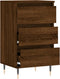 vidaXL - Dressoir - 40x35x70 - cm - bewerkt - hout - bruin - eikenkleur