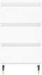 vidaXL - Dressoir - 40x35x70 - cm - bewerkt - hout - wit