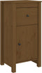 vidaXL - Dressoir - 40x35x80 - cm - massief - grenenhout - honingbruin
