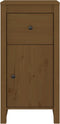 vidaXL - Dressoir - 40x35x80 - cm - massief - grenenhout - honingbruin