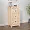 vidaXL - Dressoir - 40x35x80 - cm - massief - grenenhout