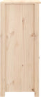 vidaXL - Dressoir - 40x35x80 - cm - massief - grenenhout