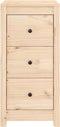 vidaXL - Dressoir - 40x35x80 - cm - massief - grenenhout