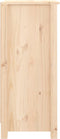 vidaXL - Dressoir - 40x35x80 - cm - massief - grenenhout