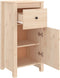 vidaXL - Dressoir - 40x35x80 - cm - massief - grenenhout