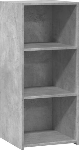 vidaXL - Dressoir - 40x41x93 - cm - bewerkt - hout - betongrijs
