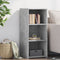 vidaXL - Dressoir - 40x41x93 - cm - bewerkt - hout - betongrijs