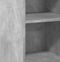 vidaXL - Dressoir - 40x41x93 - cm - bewerkt - hout - betongrijs