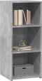 vidaXL - Dressoir - 40x41x93 - cm - bewerkt - hout - betongrijs