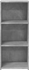 vidaXL - Dressoir - 40x41x93 - cm - bewerkt - hout - betongrijs