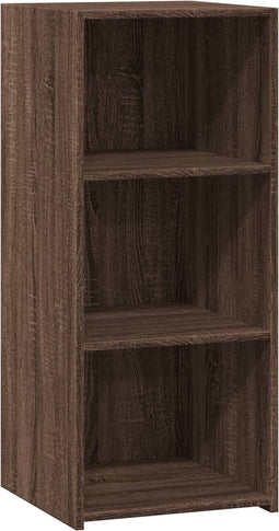 vidaXL - Dressoir - 40x41x93 - cm - bewerkt - hout - bruin - eikenkleur
