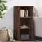 vidaXL - Dressoir - 40x41x93 - cm - bewerkt - hout - bruin - eikenkleur