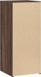 vidaXL - Dressoir - 40x41x93 - cm - bewerkt - hout - bruin - eikenkleur